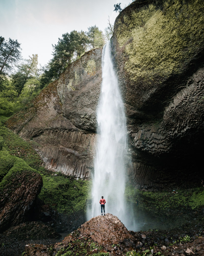Latourell Falls in the Columbia River Gorge, Oregon