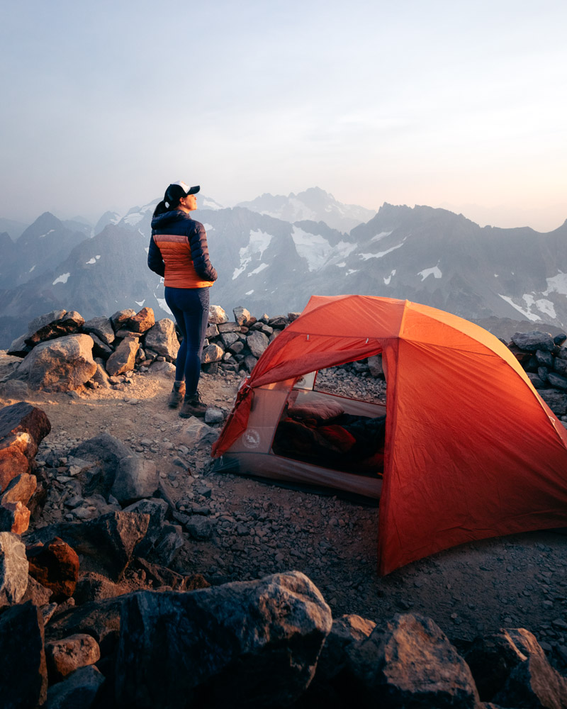 Sahale Arm Camp in the North Cascades National Park
